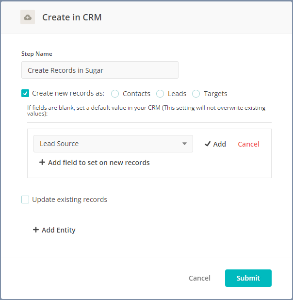 Create in CRM Step - SugarCRM 02.png
