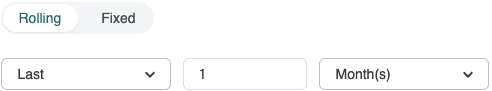 Edit default values on the Send date filter