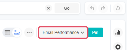 Existing Liveboards in the Pin dialog