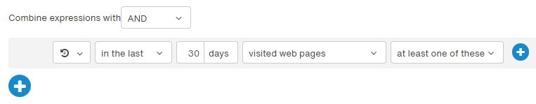 Simply create a segment using the behavior criteria of visited web pages.