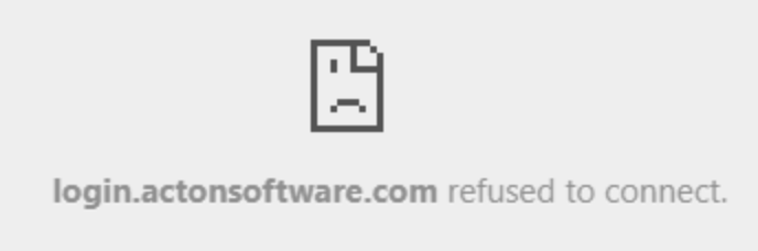 refused to connect