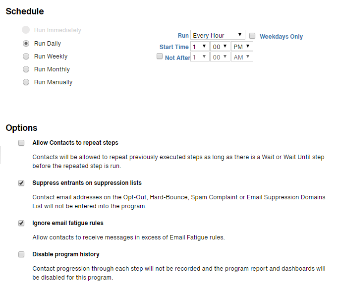 Screenshot of the General Settings tab.