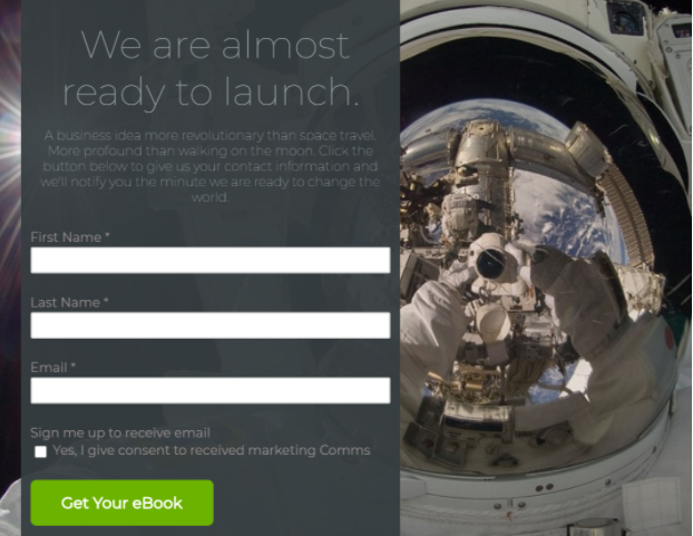 Below are screenshots of a final opt-in form and the configurations of the "Opt-in" field.