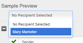 Legacy sample preview dropdown