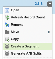 Create subsegment