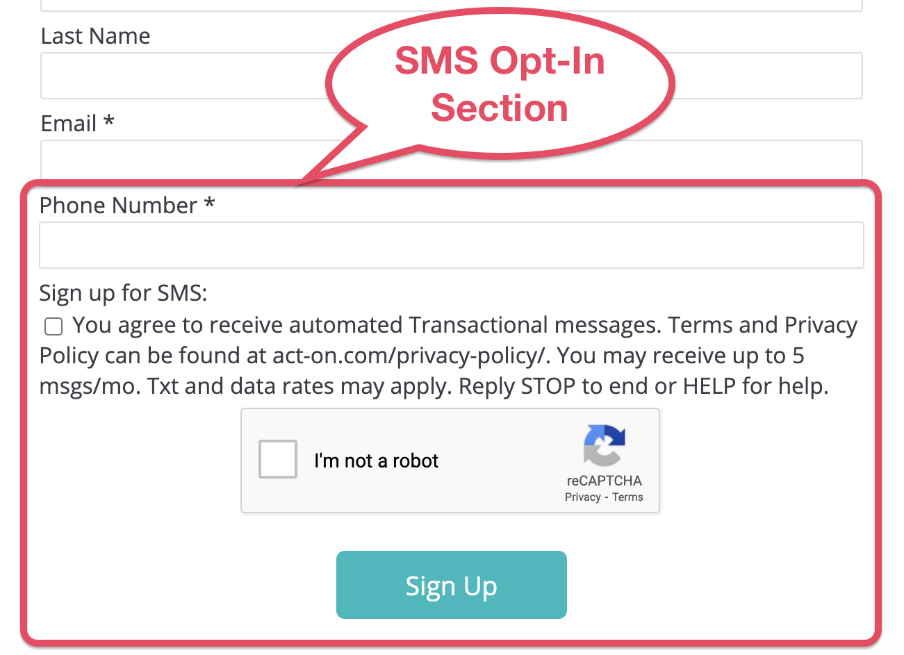 add-sms-opt-in-to-a-form-act-on-connect-home