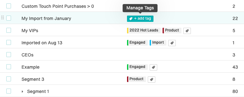 Tags on Segment List with Manage Tags option.png